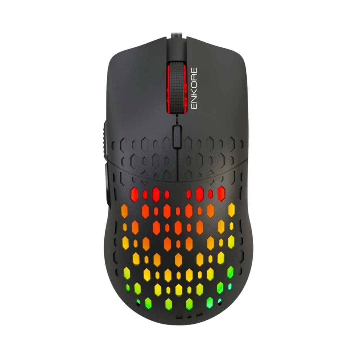 ENKORE - Combo gamer 2 en 1: mouse enkore vibrant + pad