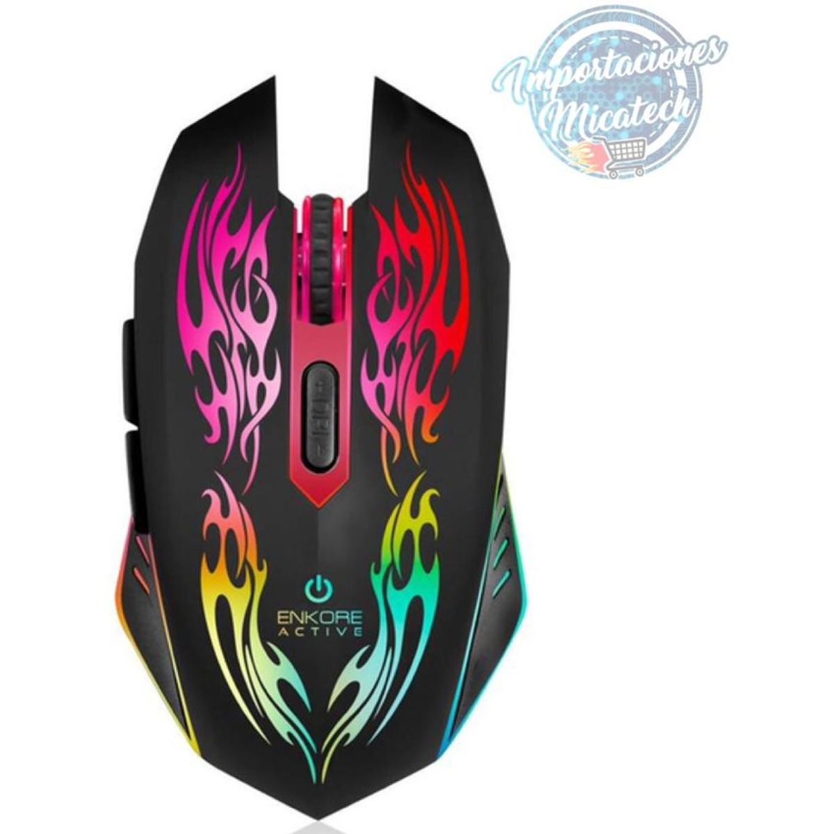 ENKORE - Kit gamer 3 en 1 enkore invictus: teclado + mouse + pad