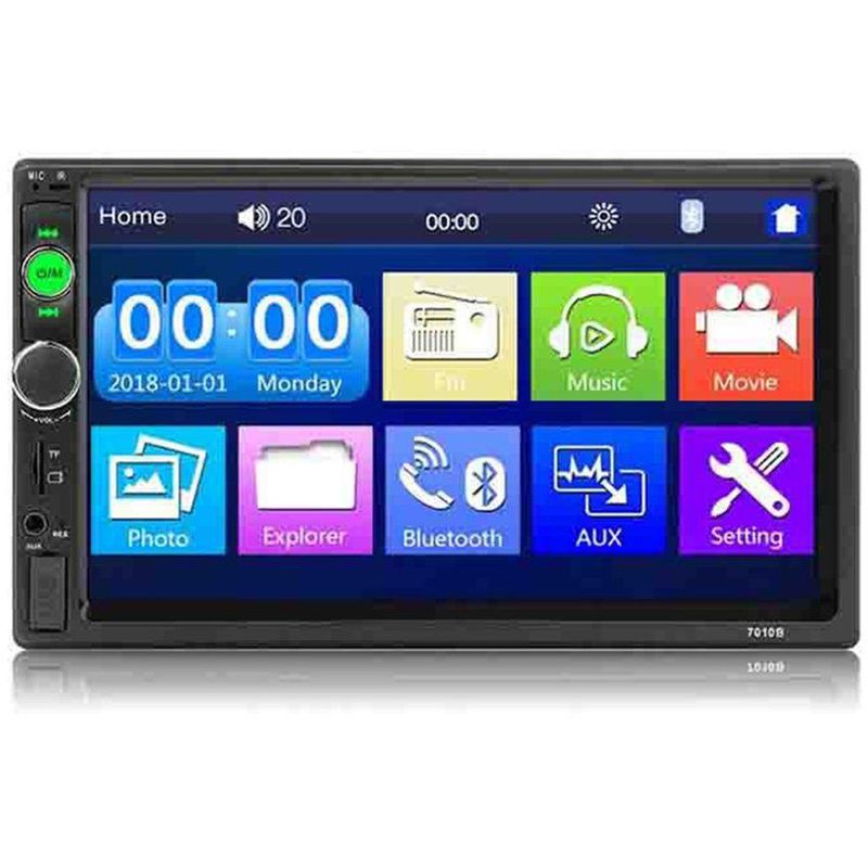 VATYERTY - Autoradio 7010b 2din 7 "reproductor multimedia-solo jugador