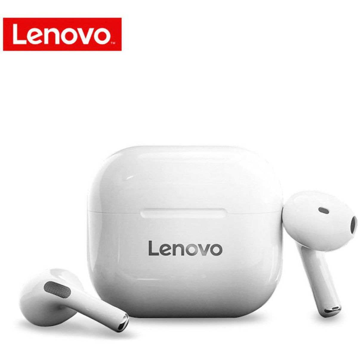 VATYERTY - Audífonos bluetooth lenovo lp40 tws blanco inalámbricos