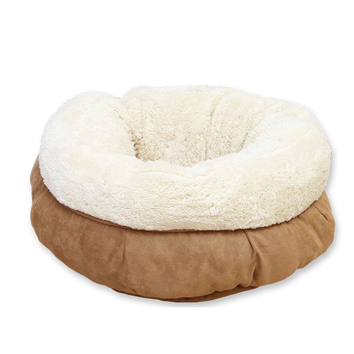 ALL FOR PAWS - Cama para perros cordero escondido acolchado - Crema