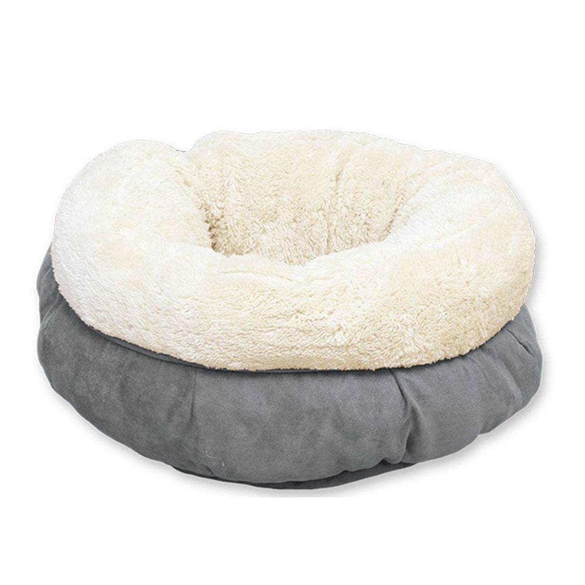 ALL FOR PAWS - Cama para perros cordero escondido acolchado - Gris