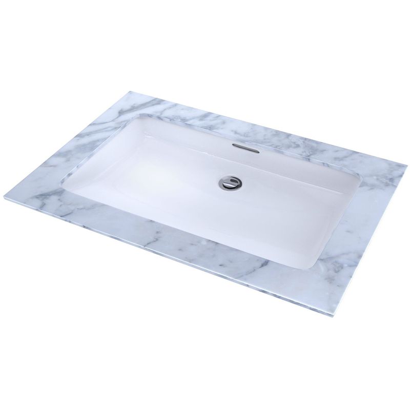 TOTO - Lavamanos de empotrar modelo L520E rectangular marca TOTO