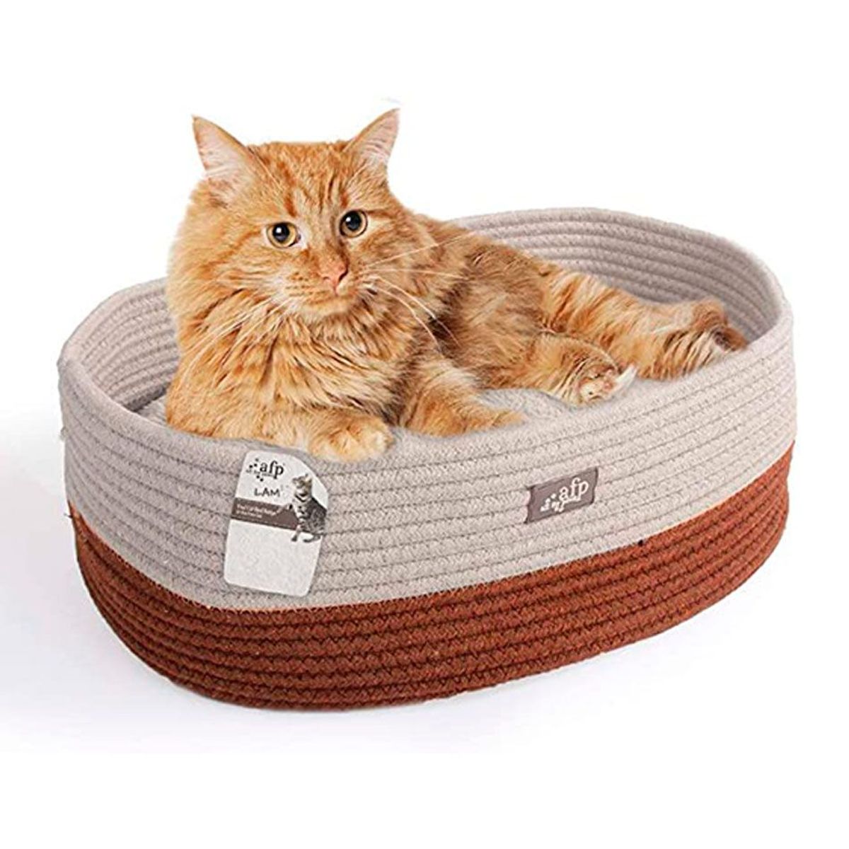 ALL FOR PAWS - Cama Tejida para Gatos dulzura AFP  Marrón