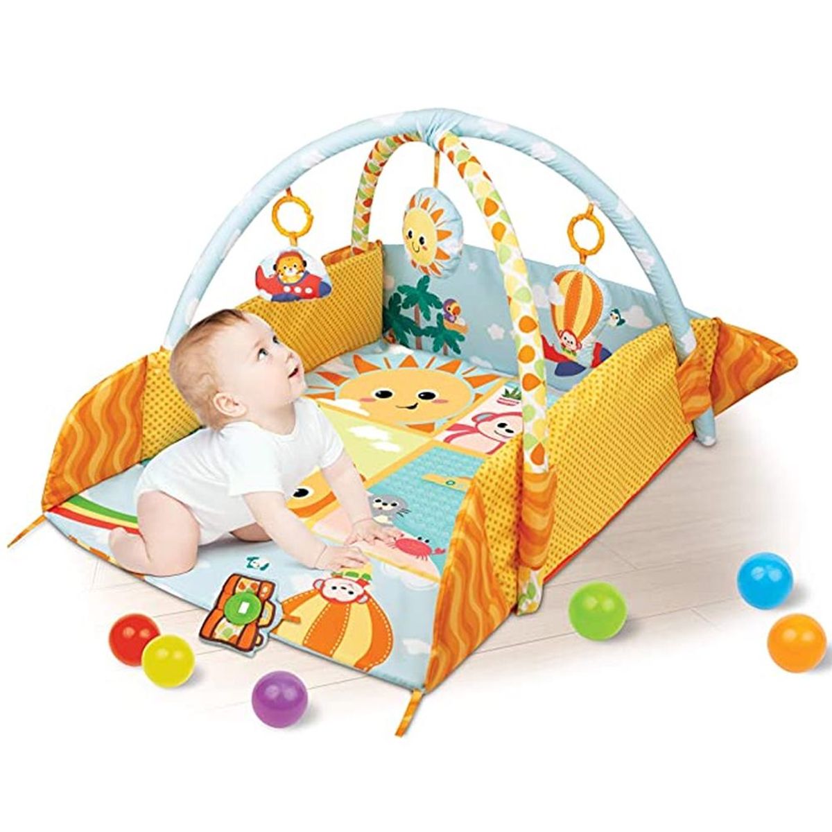 WINFUN - Gimnasio de Bebé Alfombra Travel Deluxe