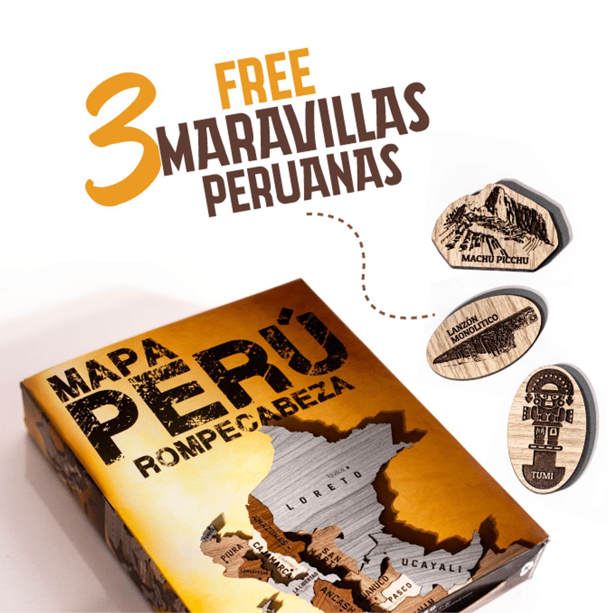A ANUARIOS EXCLUSIVOS - Rompecabeza MAPA PERU edicion especial