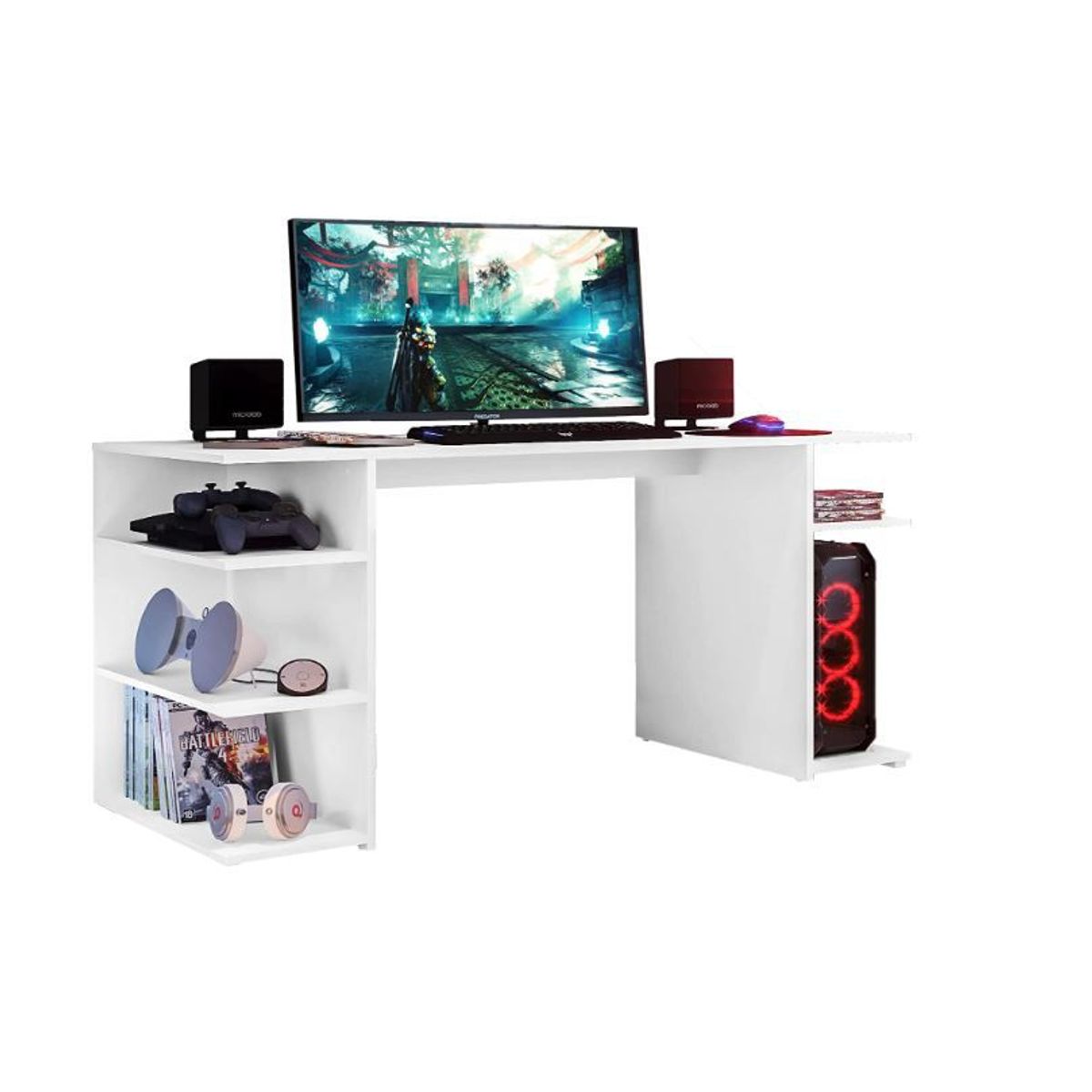 GENERICO - ESCRITORIO GAMER EN MELAMINA 18MM