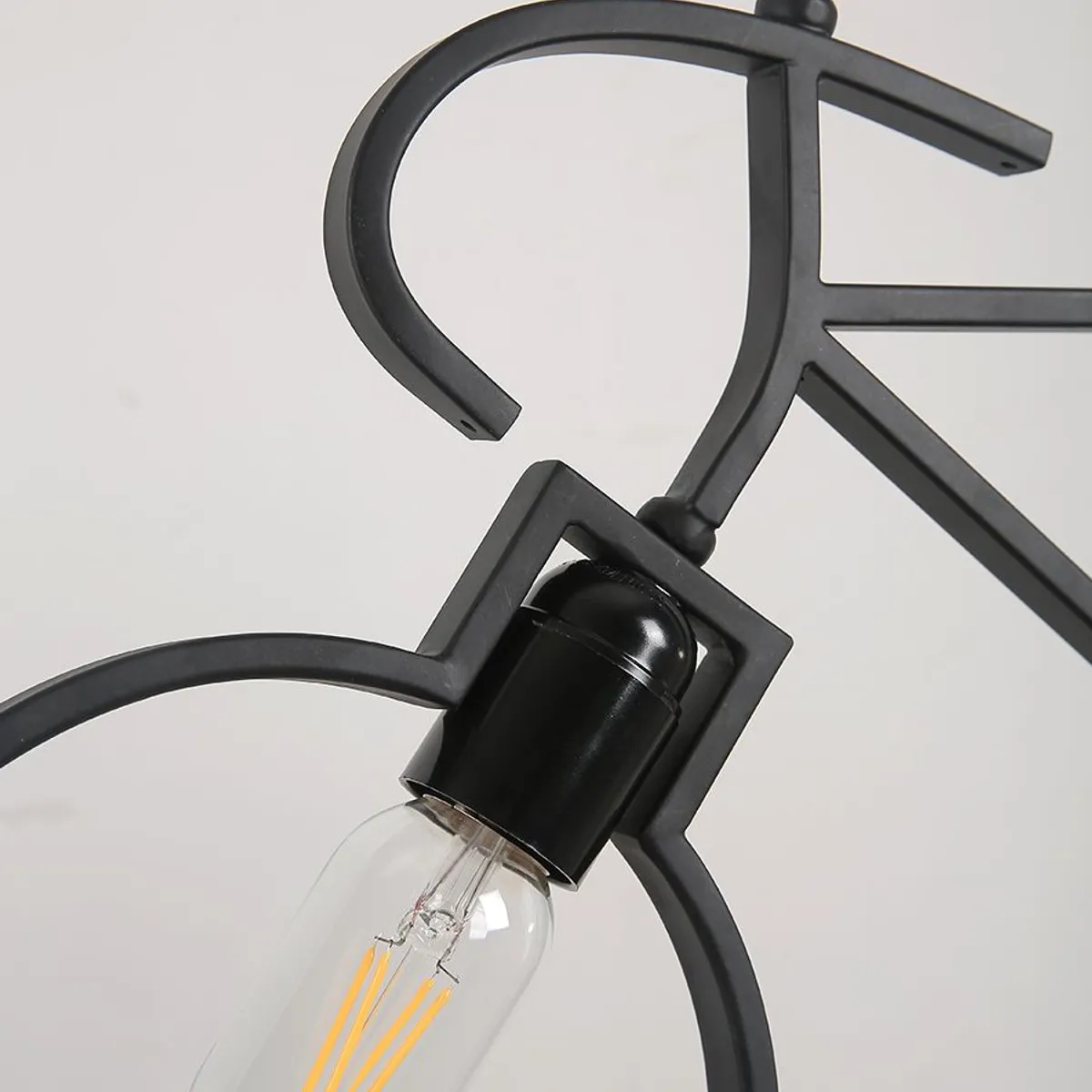 GENERICO - Lámpara colgante con forma de bicicleta Industrial