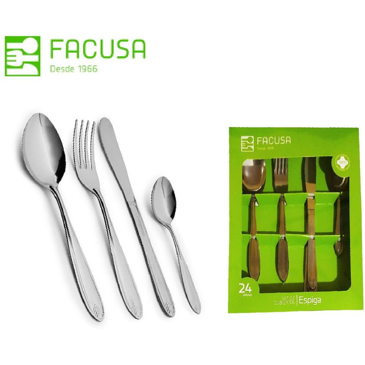 FACUSA - SET DE CUBIERTO FACUSA 48 PIEZAS MOD 630