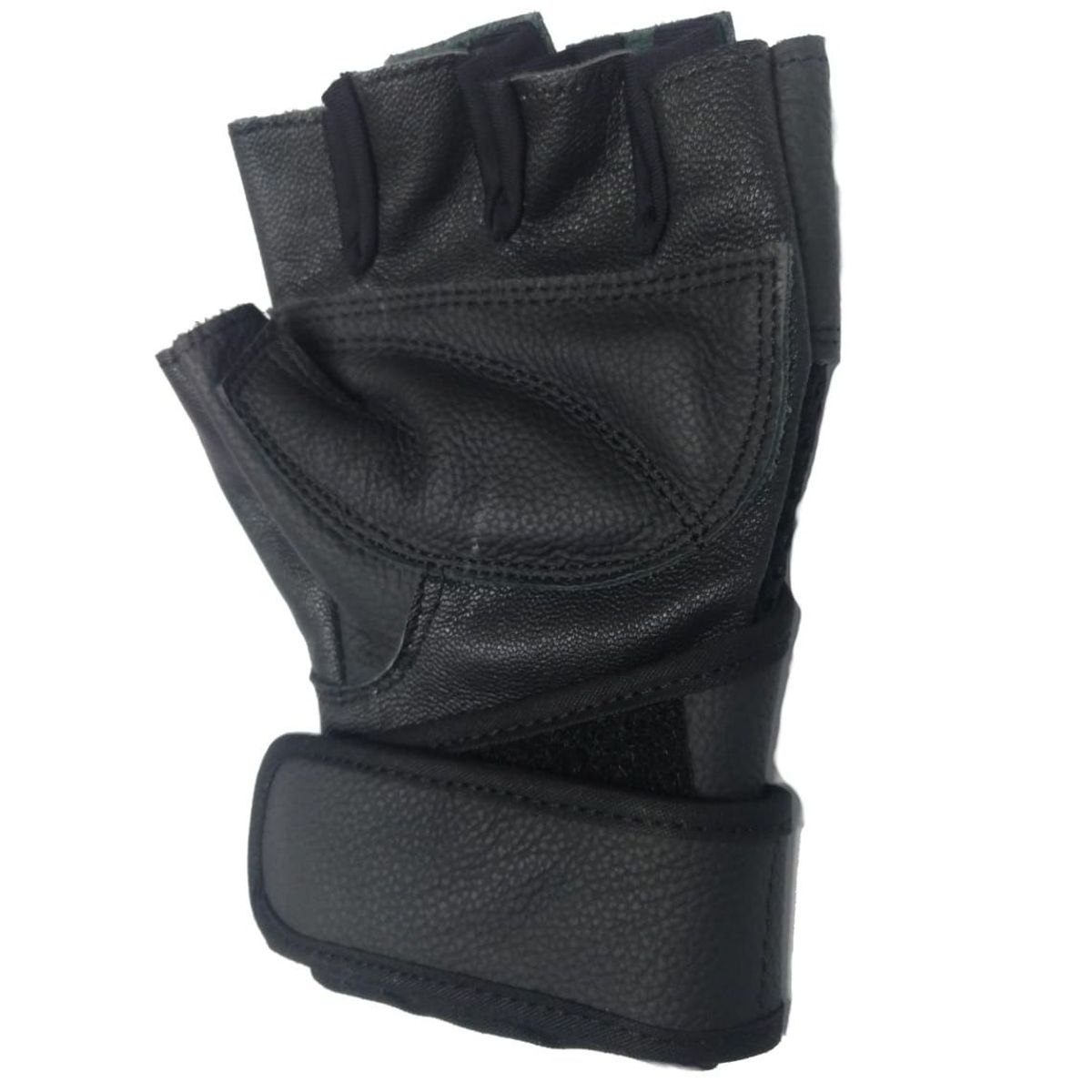 TODO FIT - Mitones Para Pesas Guantes Con Muñequera De Cuero Talla XXL