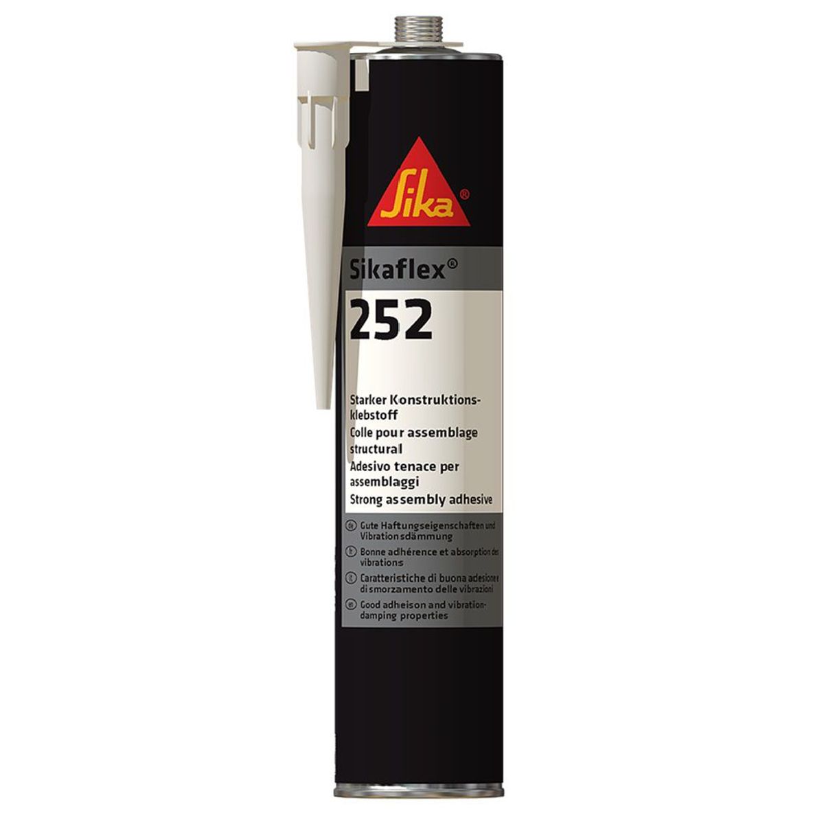 SIKA - Adhesivo estructural elástico Sikaflex 252 Negro x 300ml
