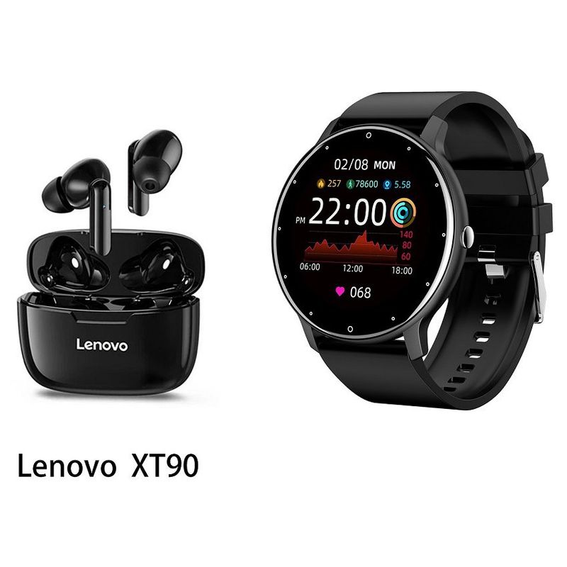 LENOVO - Auriculares bluetooth lenovo xt90 y reloj inteligente zl02