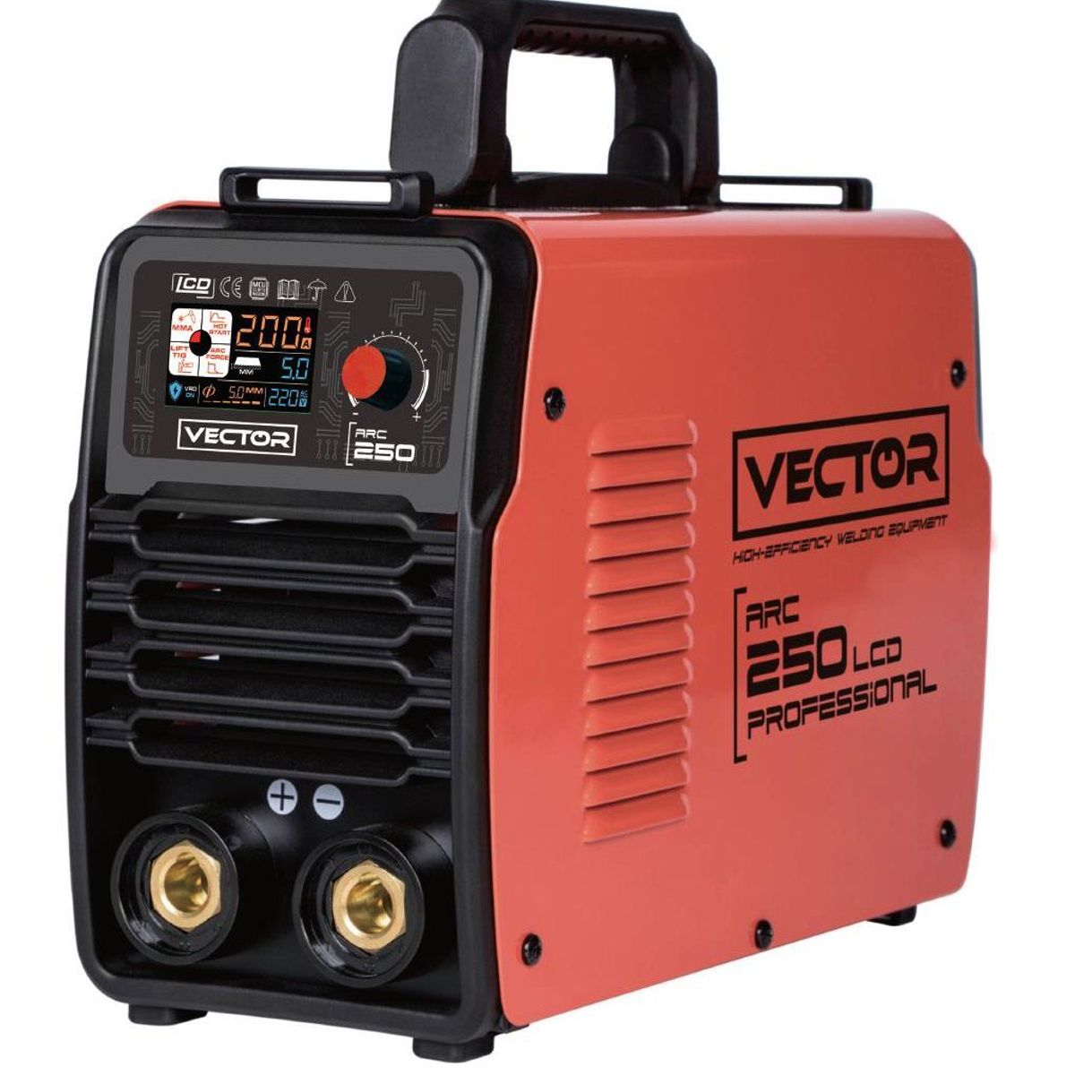 VECTOR - SOLDADORA INVERTER PRO LCD ARC-250 PRO VECTOR