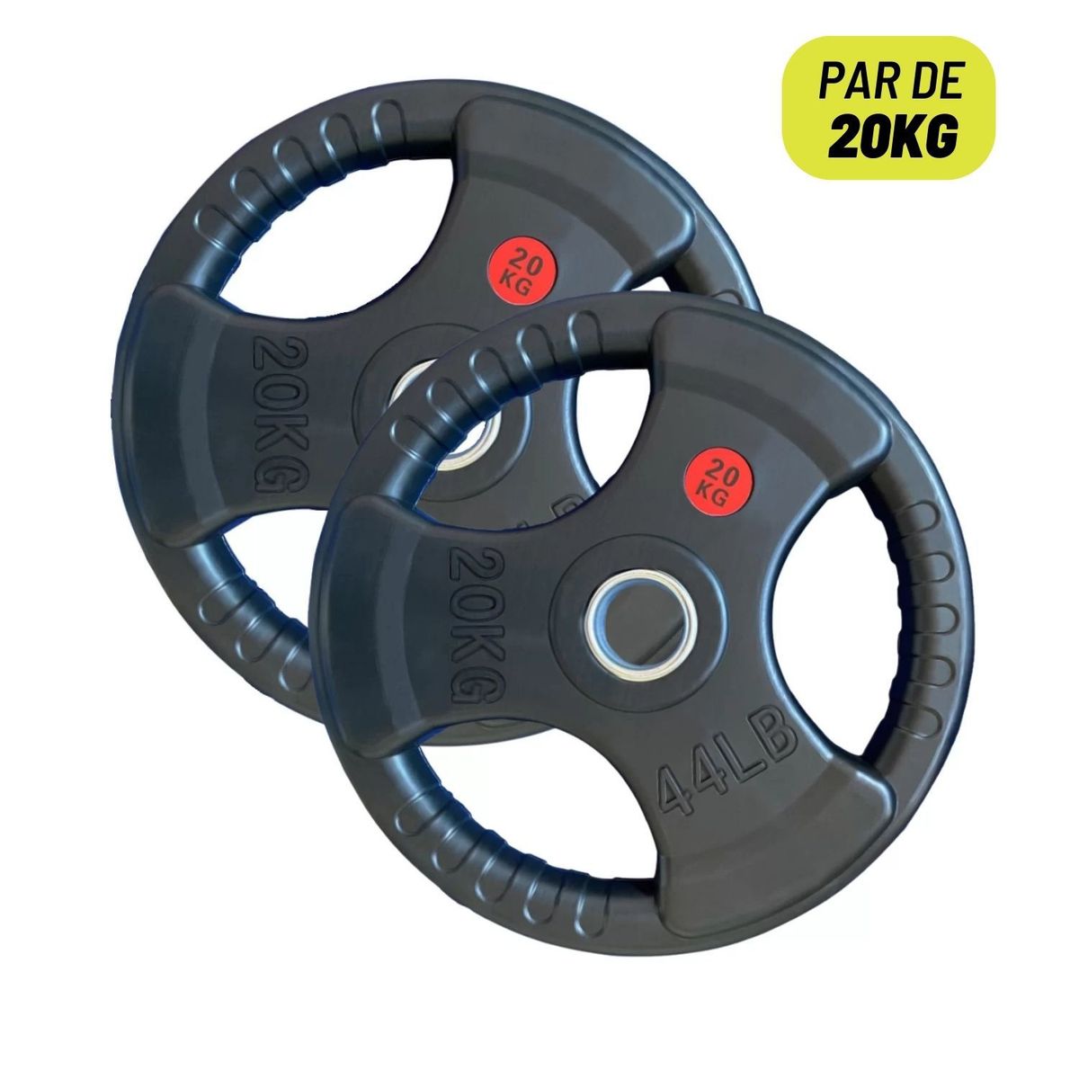 XTREME SPORT - Discos Olimpicos de 20Kg  Caucho x par