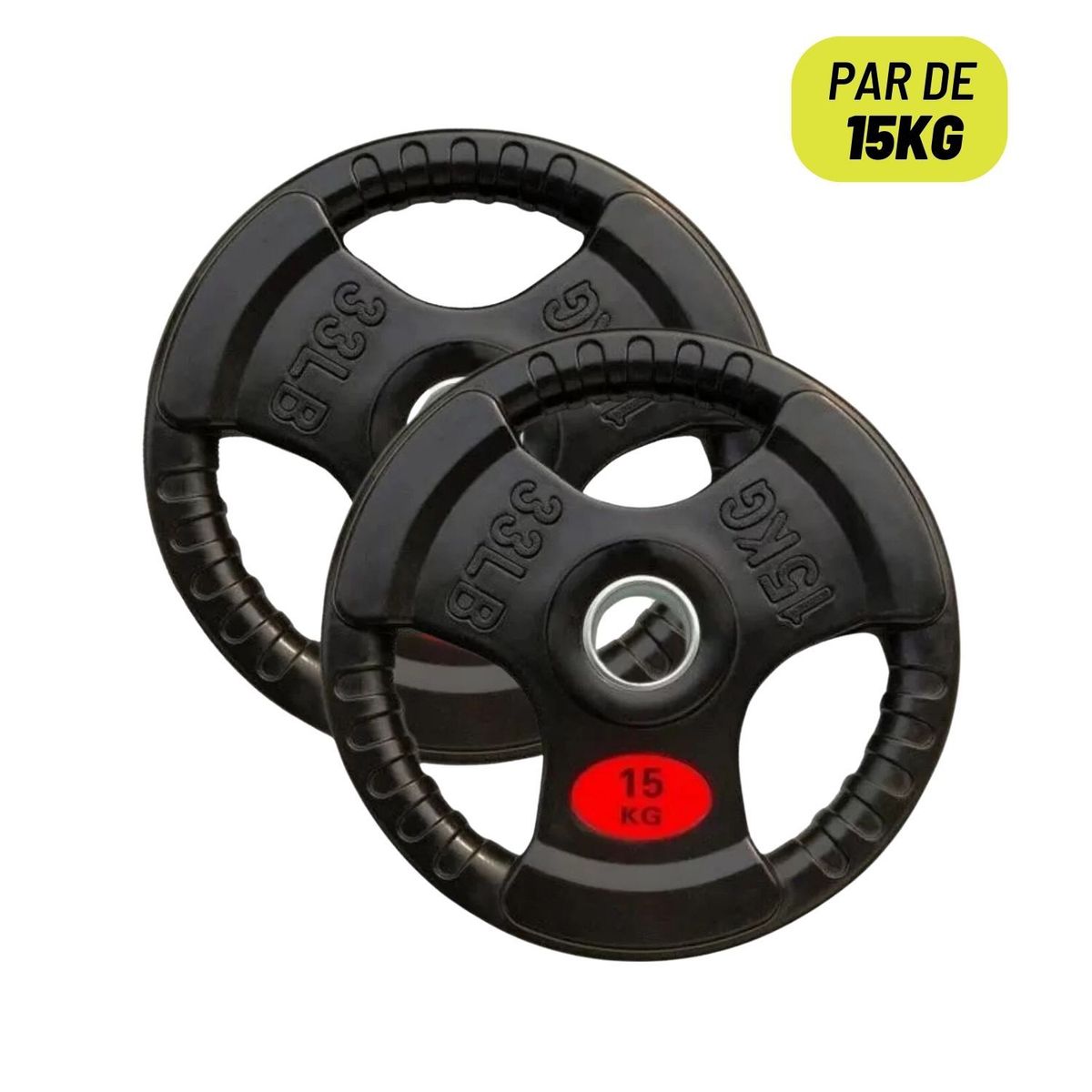 XTREME SPORT - Discos Olímpicos par de 15kg de caucho