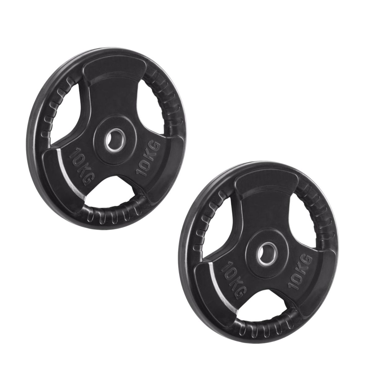 XTREME SPORT - Discos Olímpicos pesas 10 kg x 2 caucho /acero