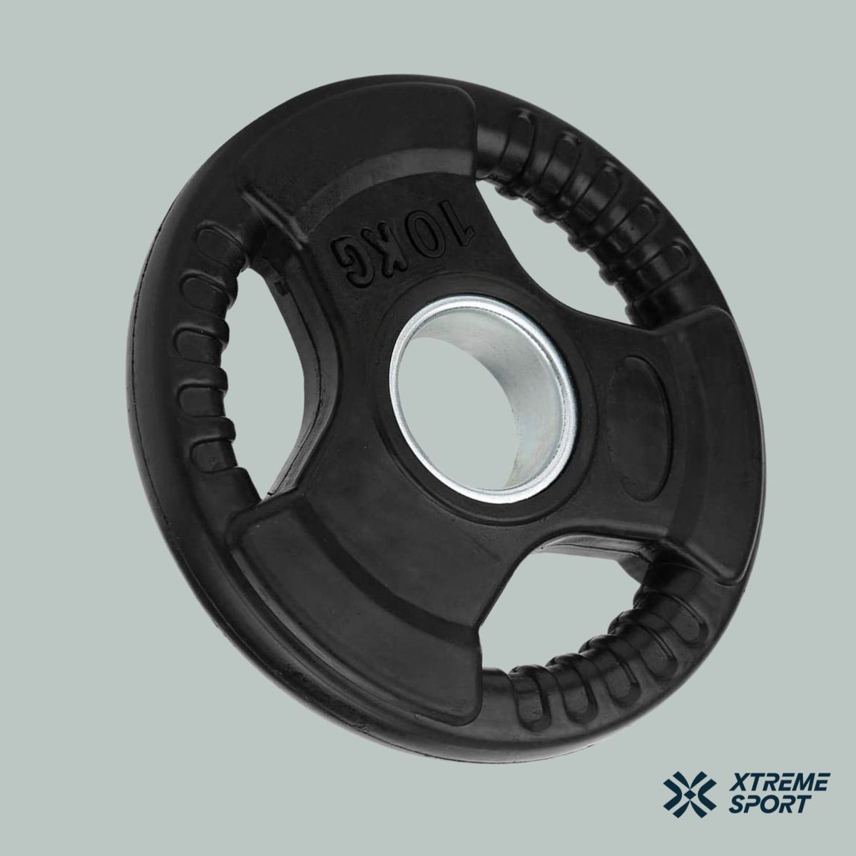 XTREME SPORT - Discos Olímpicos pesas 10 kg x 2 caucho /acero