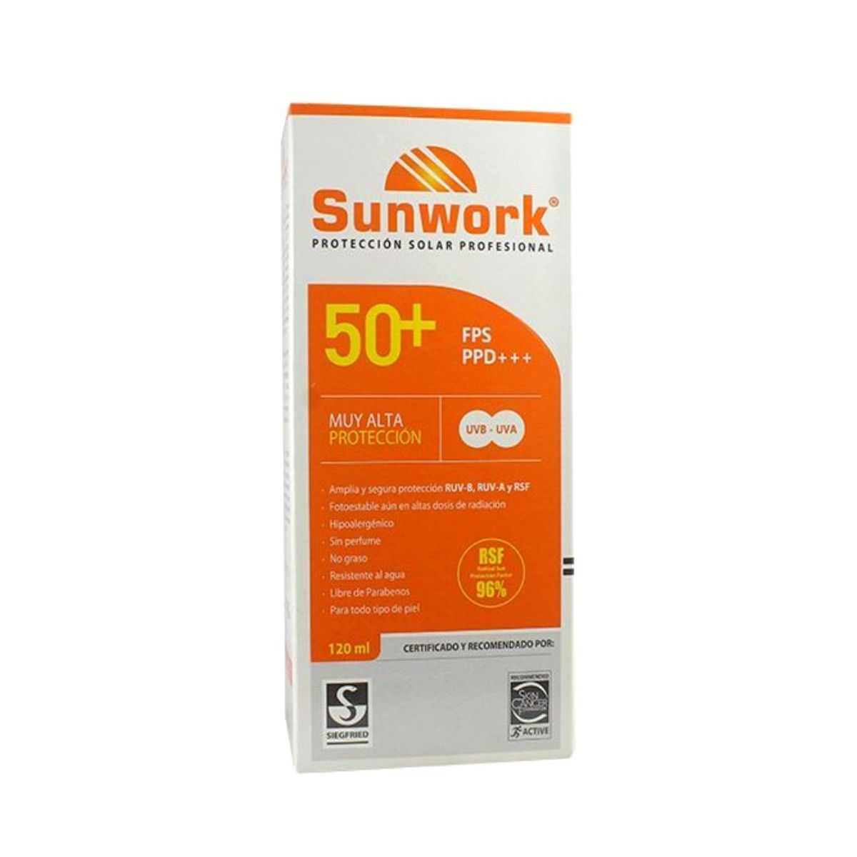 GENERICO - PROTECTOR SOLAR SUNWORK FPS 50+ 120 ML