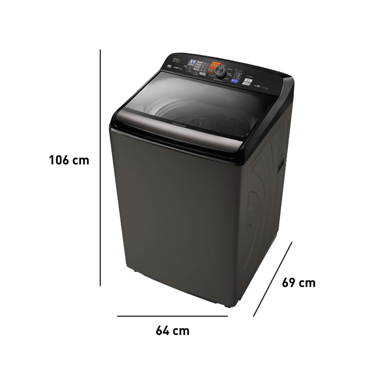 PANASONIC - Lavadora Panasonic 19kg NA-F190H7TRH