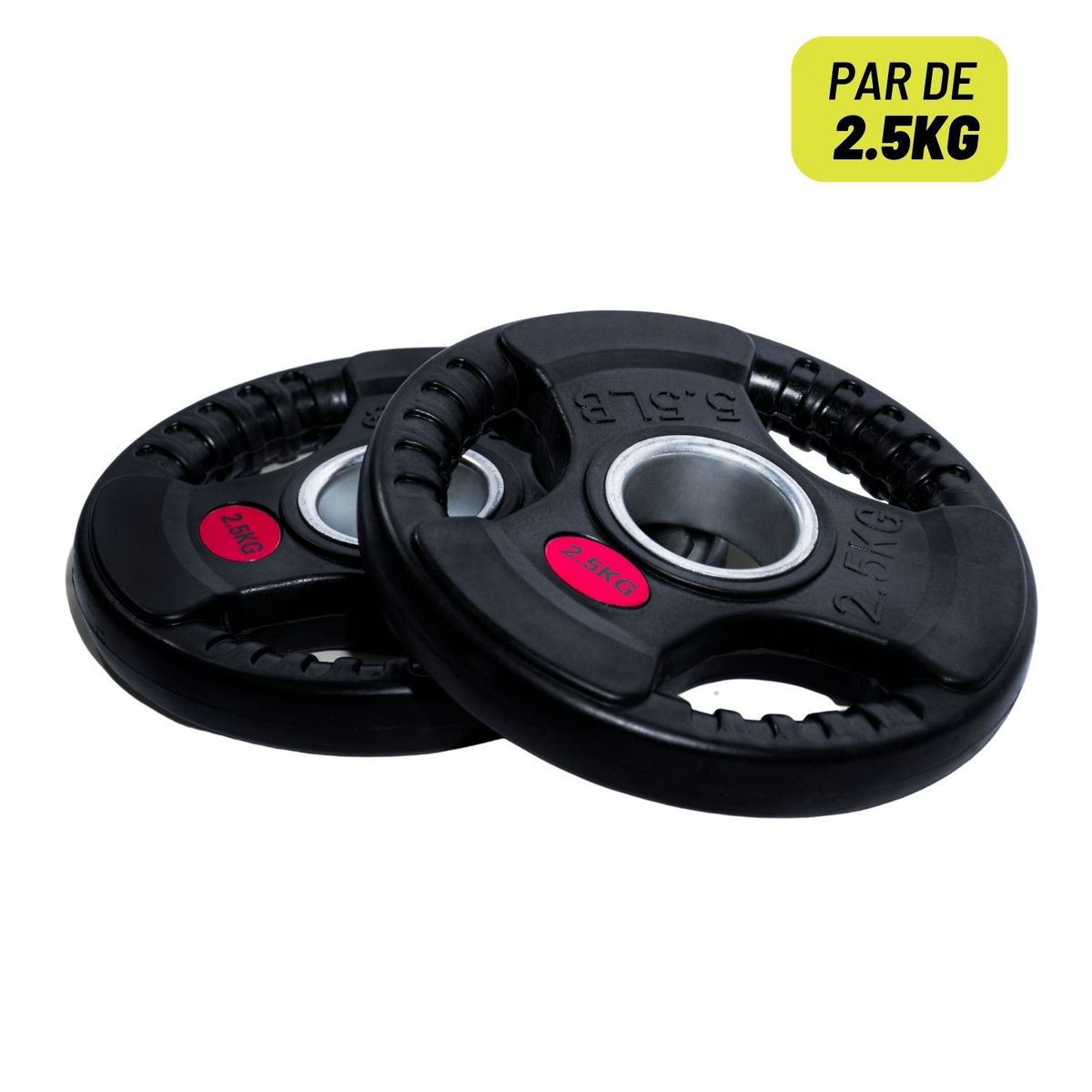 XTREME SPORT - Discos pesas Olímpicos 2.5kg x 2 acero/caucho