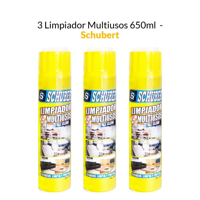 SCHUBERT - 3 Limpiadores Multiusos 650ml - Schubert