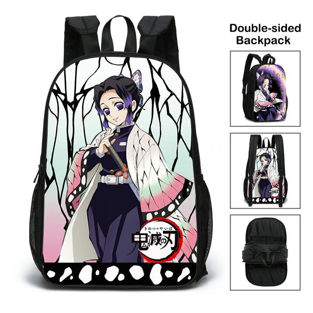 BLWOENS - Mochila de anime para estudiantes-kimetsu no yaiba kochou