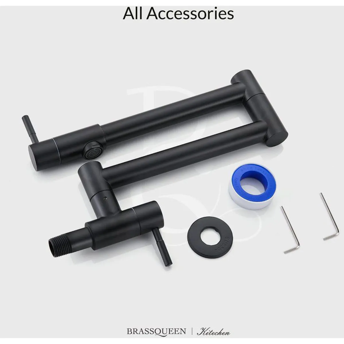 PUREPOWER - Grifo giratorio de 360 grados para cocina soporte de pared