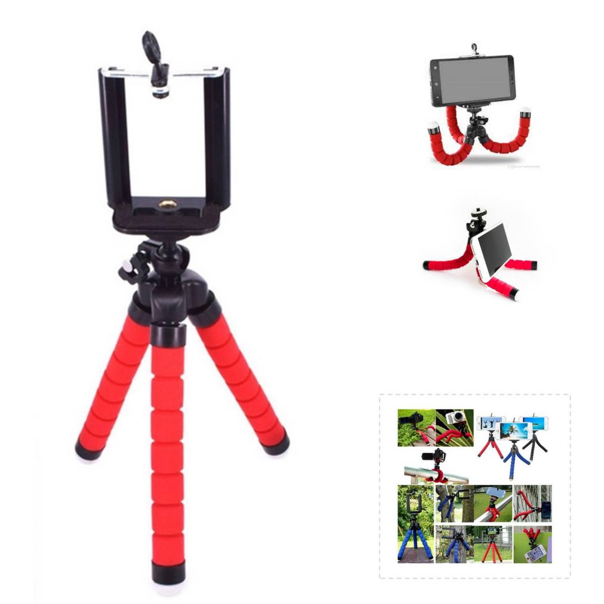 SM - Mini Tripode Pulpo Araña Selfie Flexi Pod Para Camara y Celular