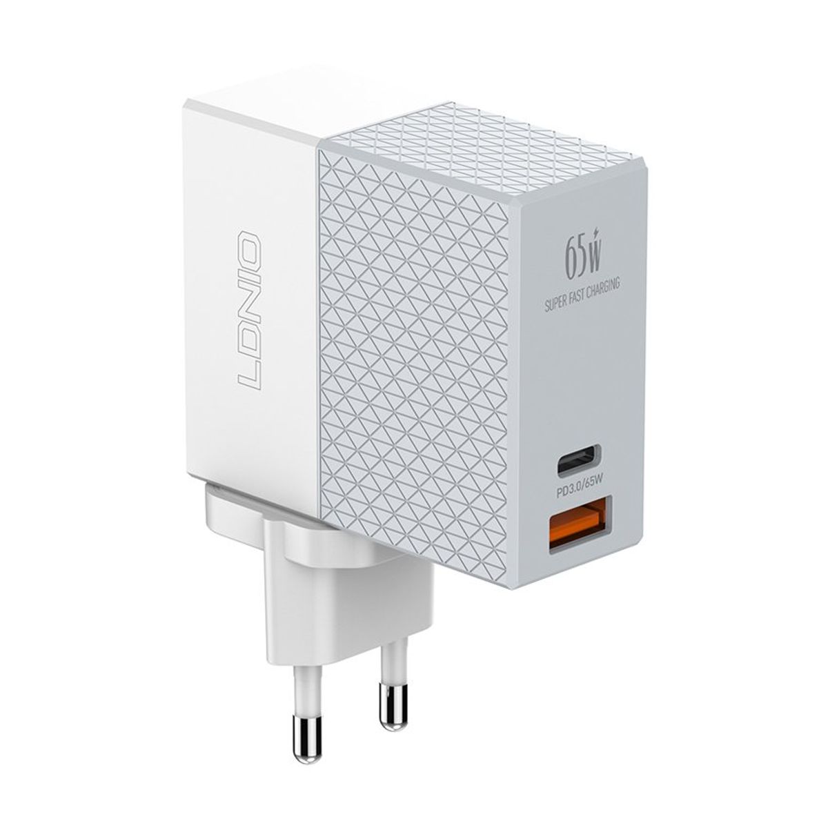 LDNIO - Cargador Carga Rápida Super Turbo LDNIO 65W  Micro- Usb Y Tipo-C