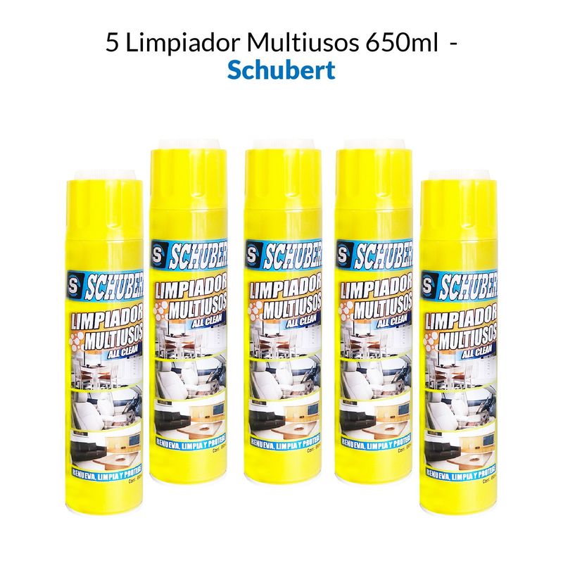 SCHUBERT - 5 Limpiadores Multiusos 650ml - Schubert
