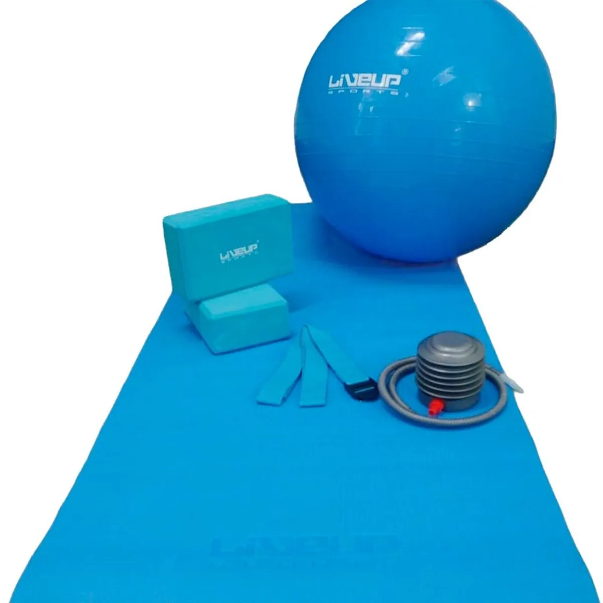 LIVEUP - Yoga set celeste