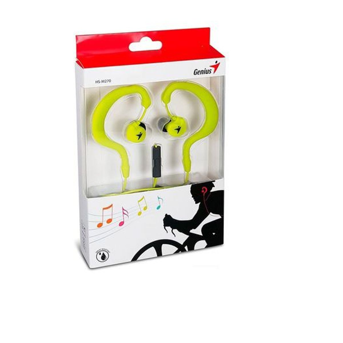 GENIUS - Audifonos Deportivos Genius  HS -M270 Verde Auriculares