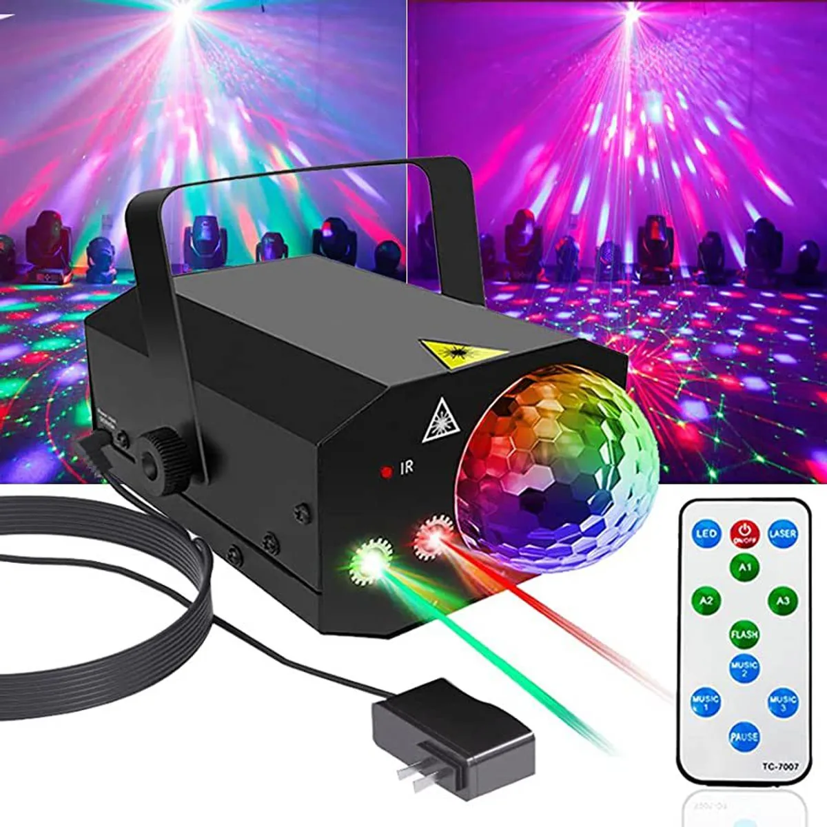 GENERICO - Luces Led Efecto 2 En 1 para Evento Fiesta Decoracion discoteca