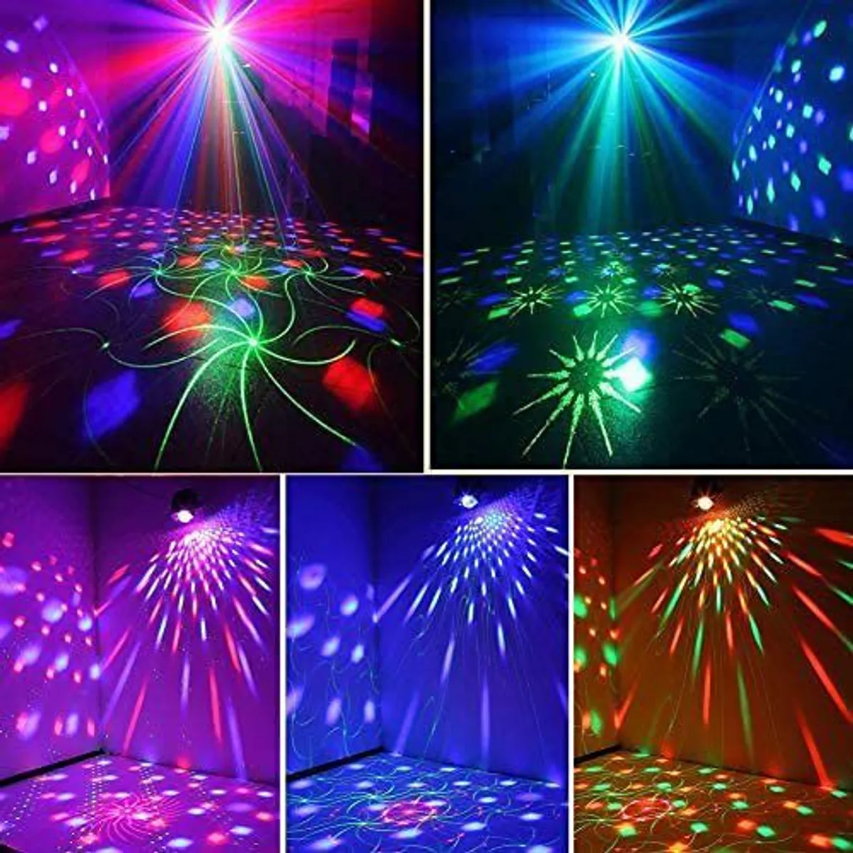 GENERICO - Luces Led Efecto 2 En 1 para Evento Fiesta Decoracion discoteca