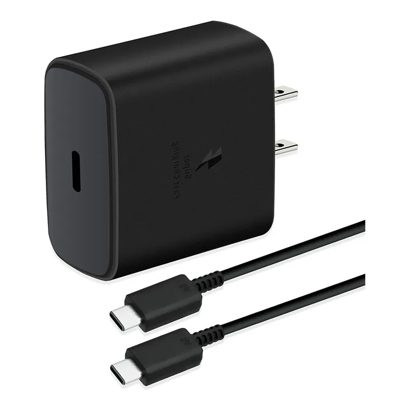 GENERICO - Cargador para Samsung Súper Fast Charging 45W - Negro