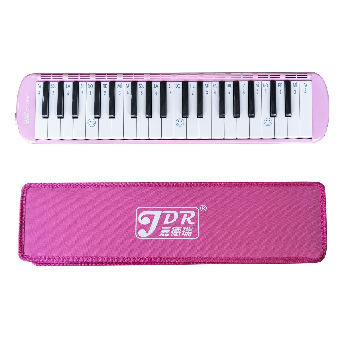 GENERICO - Melódica 37 teclas JDR MM37 PK Rosa.