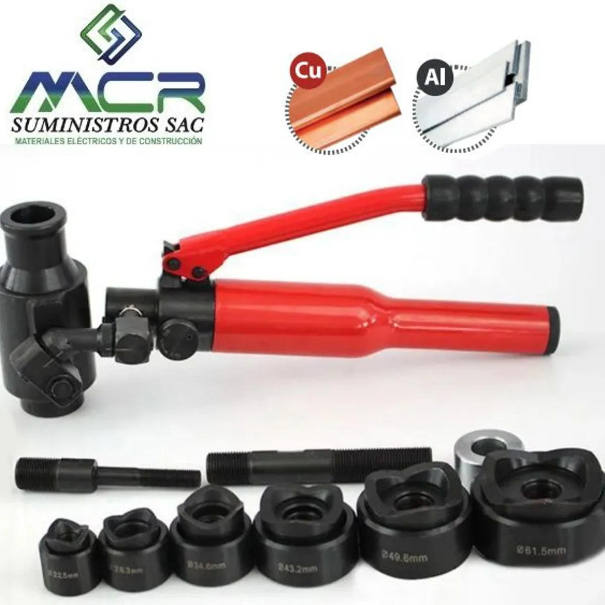 GENERICO - Sacabocado Hidraulico Perforador de agujeros giratorio 360°