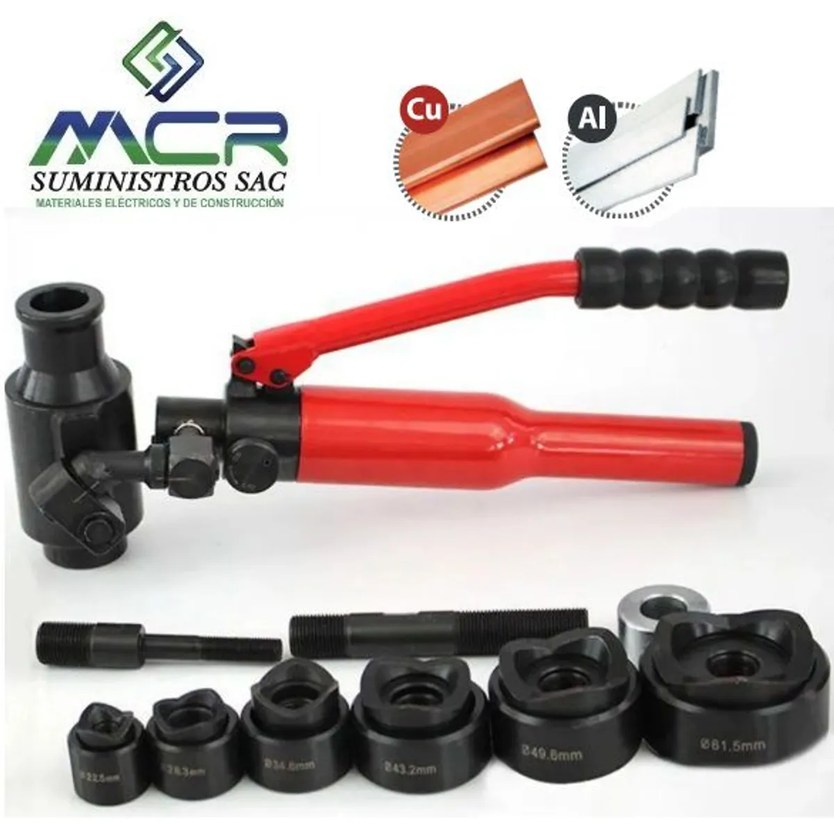 GENERICO - Sacabocado Hidraulico Perforador de agujeros giratorio 360°