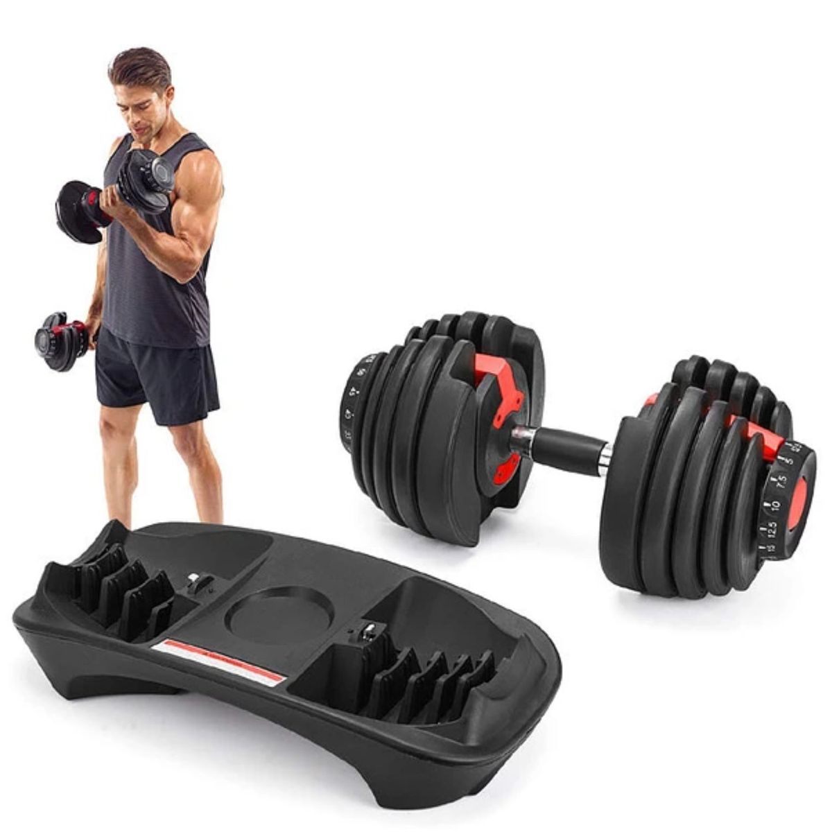 URBAN FIT - Mancuerna  ajustable /regulable  de 2.5 a - 24kg