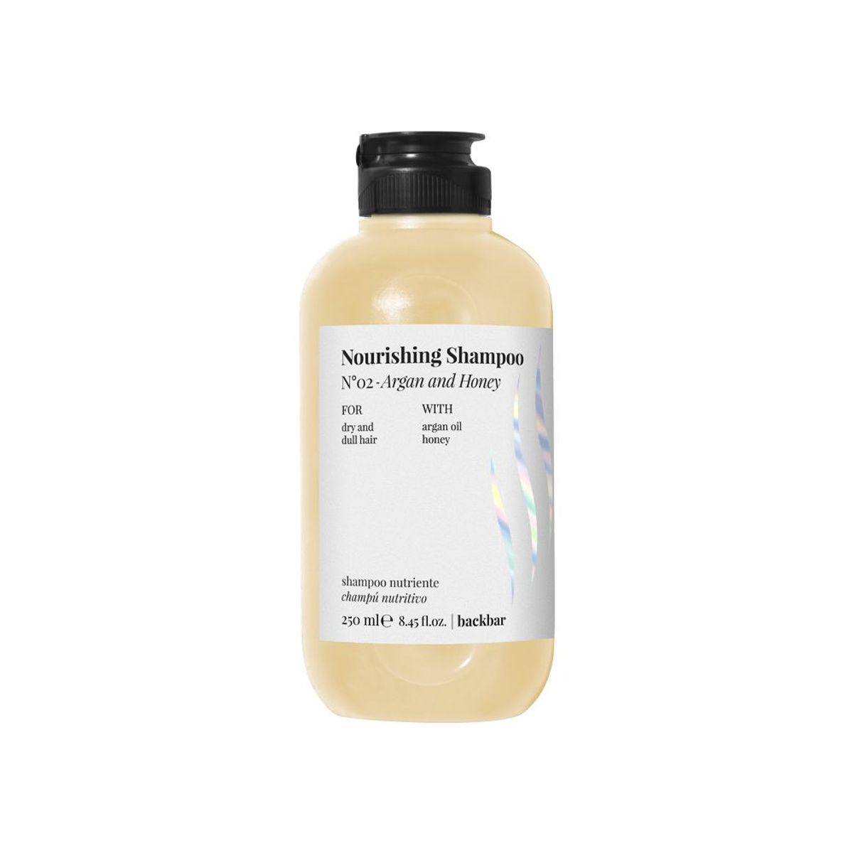 FARMAVITA - Shampoo Nutritivo Back Bar Con Argan y Miel 250ml