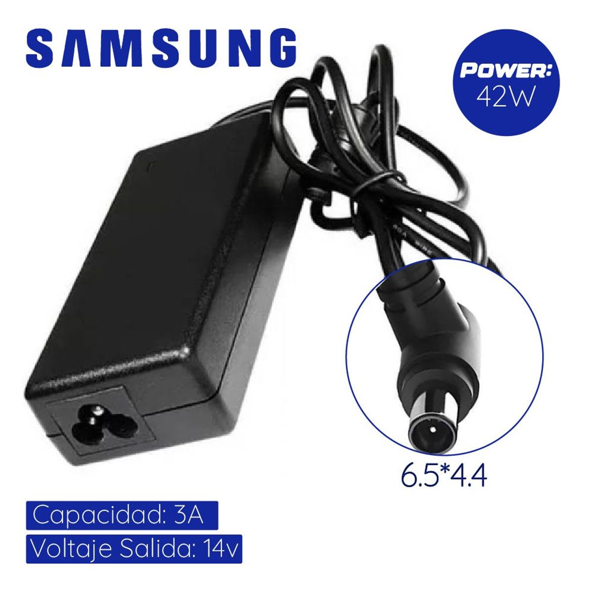 GENERICO - Cargador Genérico Monitor Samsung 14v 3A 42w