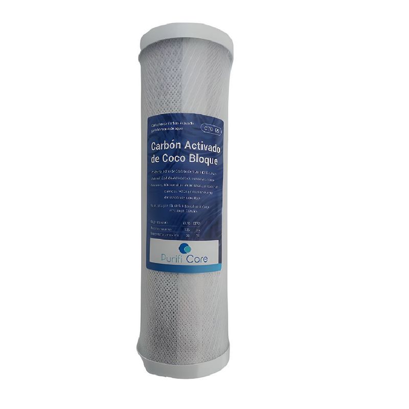 PURIFI CARE - Filtro Carbón Activado 5micras 25x10