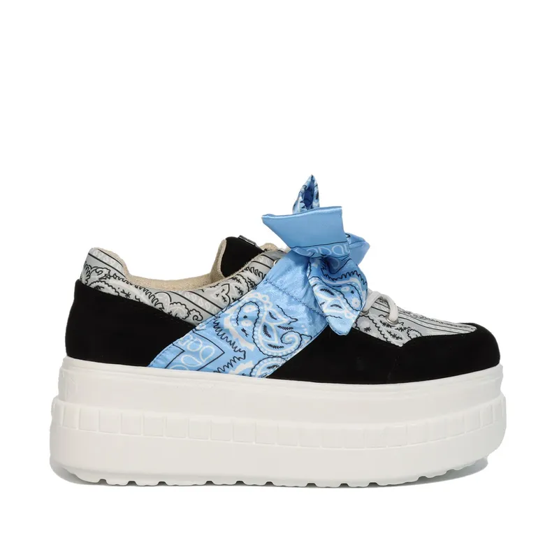GOTTA - Zapatilla Azul Estampada Mujer 13265 Gotta