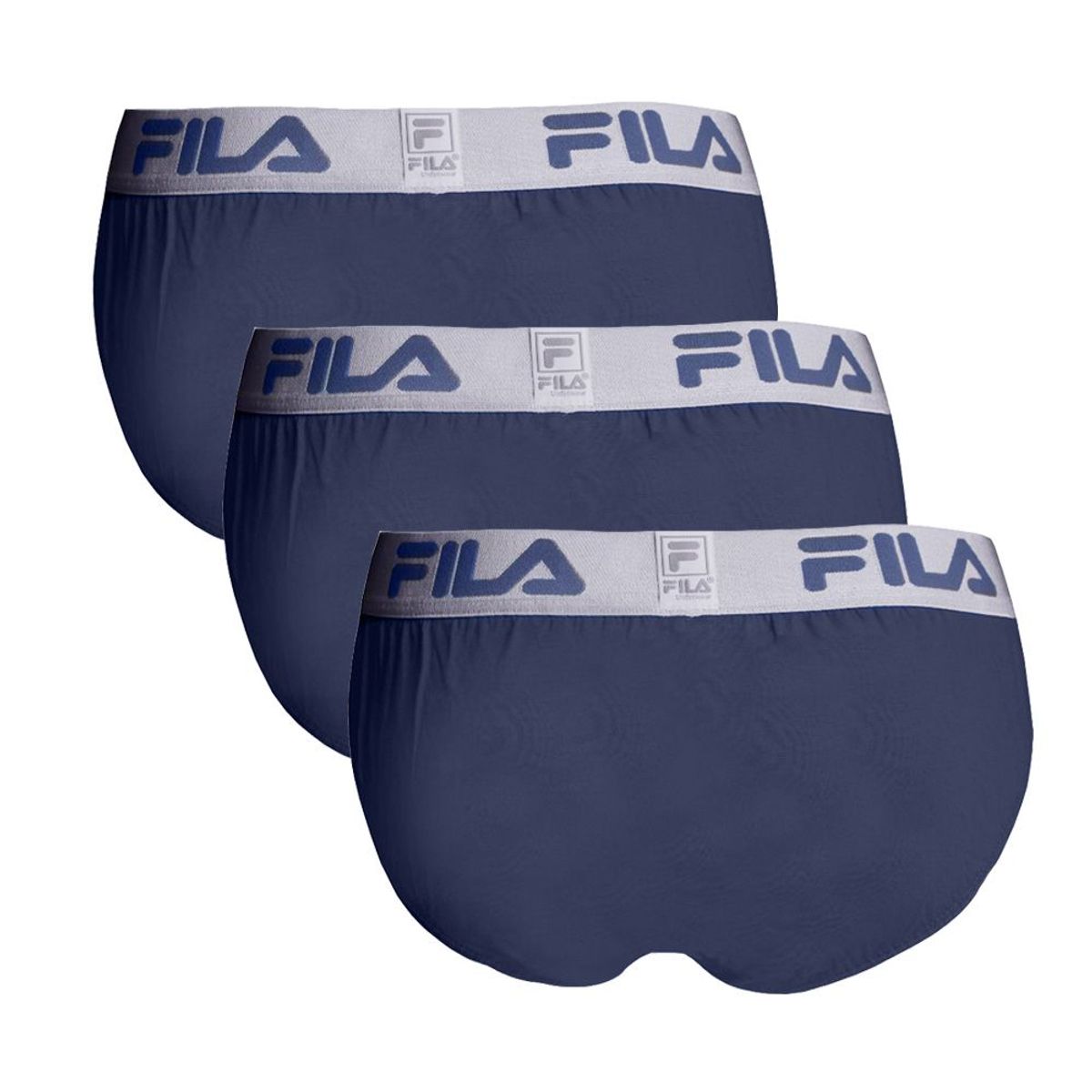 FILA - Pack x3 Trusa Fila Hombre Azul Marino