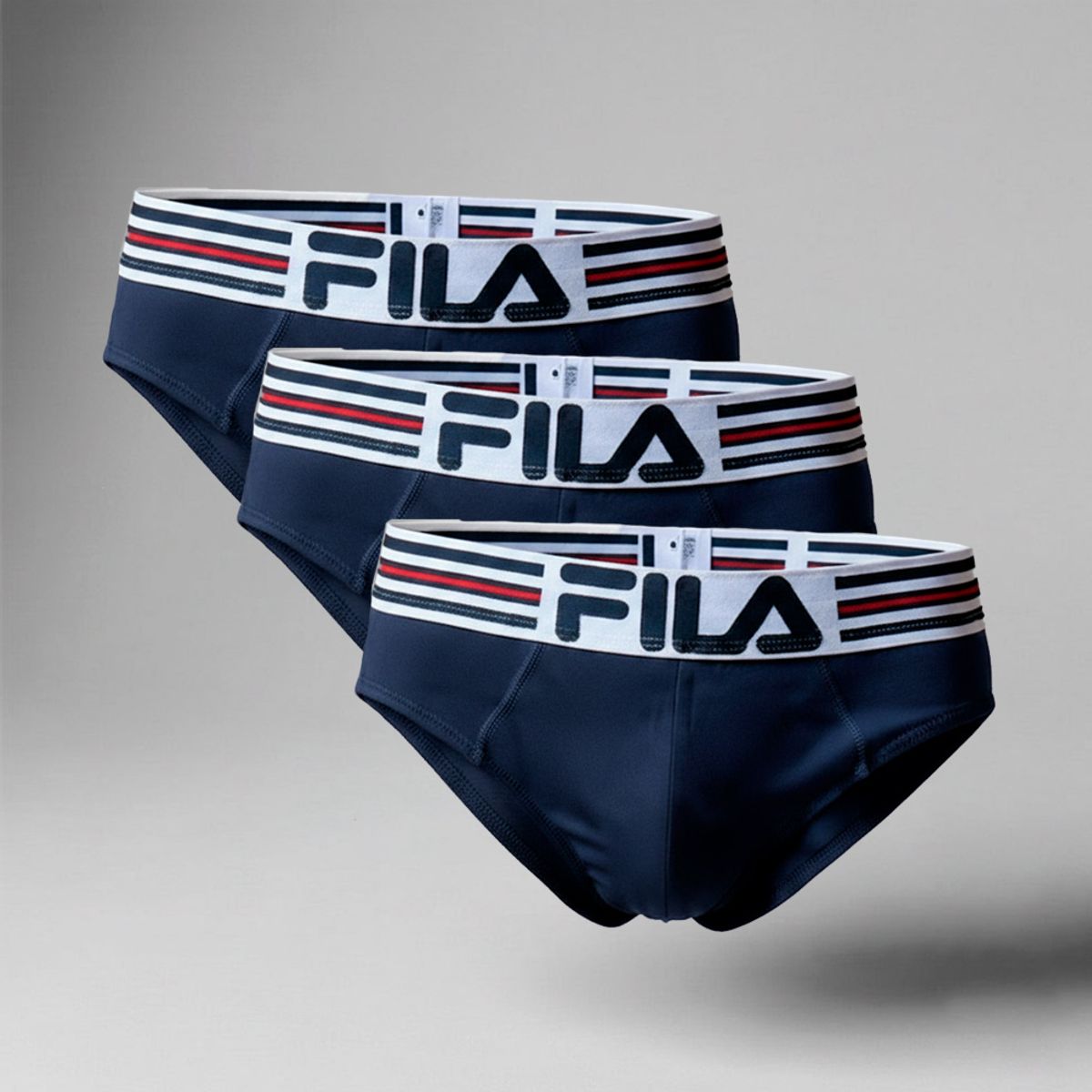 FILA - Pack x3 Trusa Fila Hombre Azul Marino