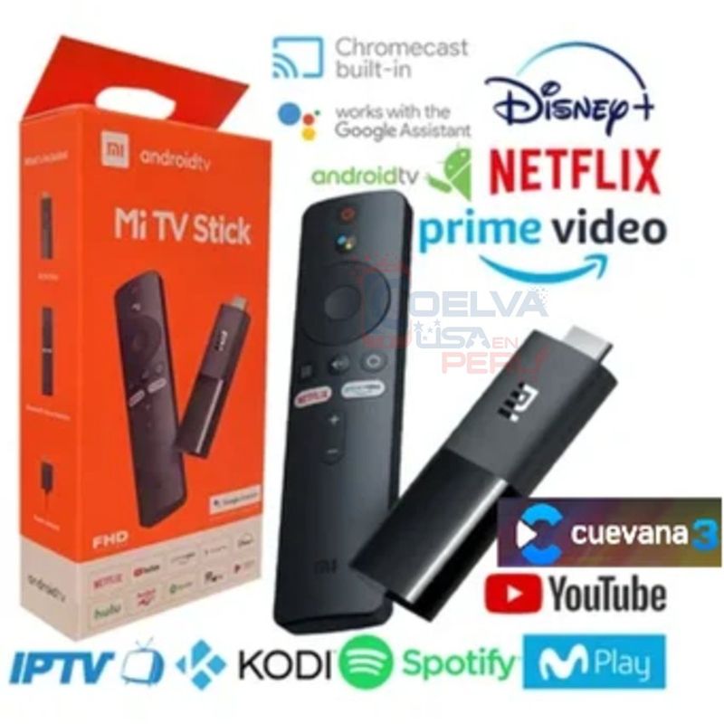 XIAOMI - Xiaomi mi tv stick mando a distancia box s hd streaming chromecast