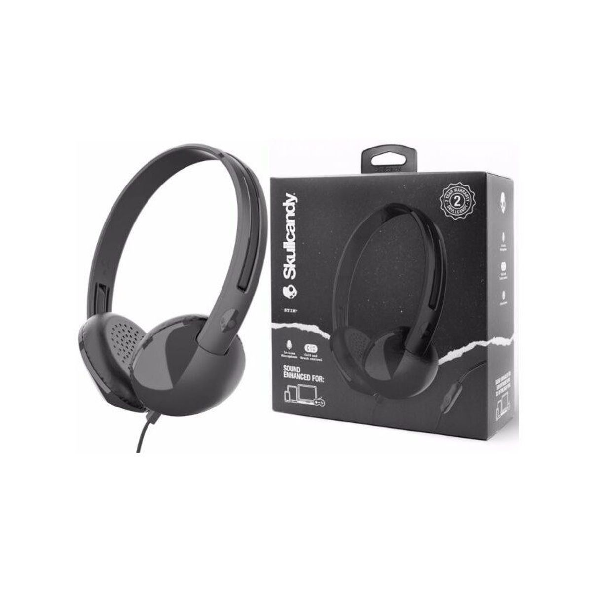 SKULLCANDY - Skullcandy audífonos con micrófono stim supreme sound - negro