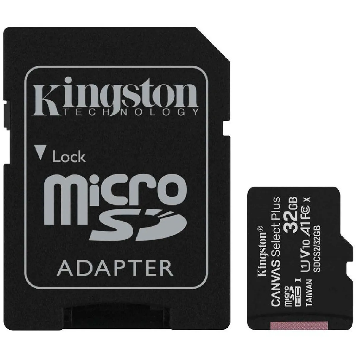 KINGSTON - Kingston tarjeta memoria microsd canvas select plus a1 100mb/s full hd 32gb