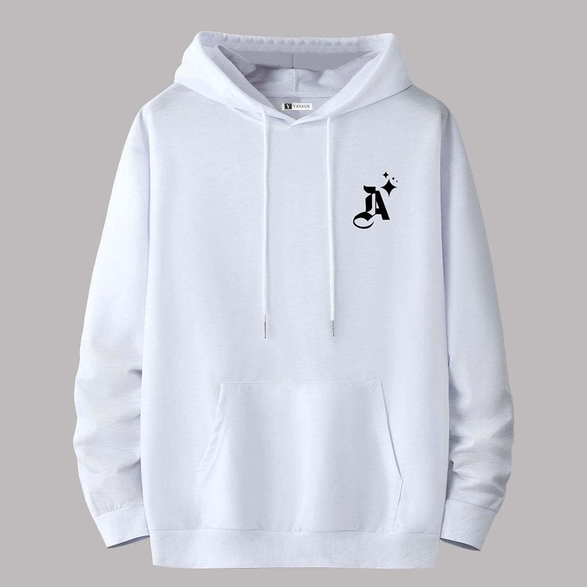 YANSUS - Polera Hombre Yansus Blanco Estampado Letra