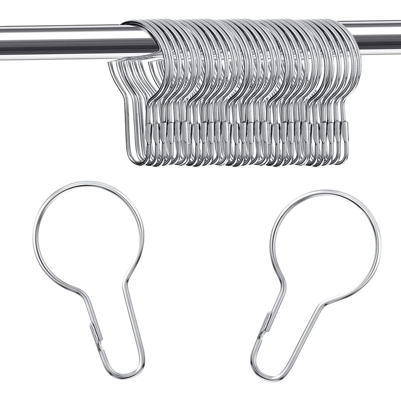 33 Ganchos Clip Metálicos Pequeños - Para Colgar Cortinas, Fotos, Luces Y Decoración Del Hogar